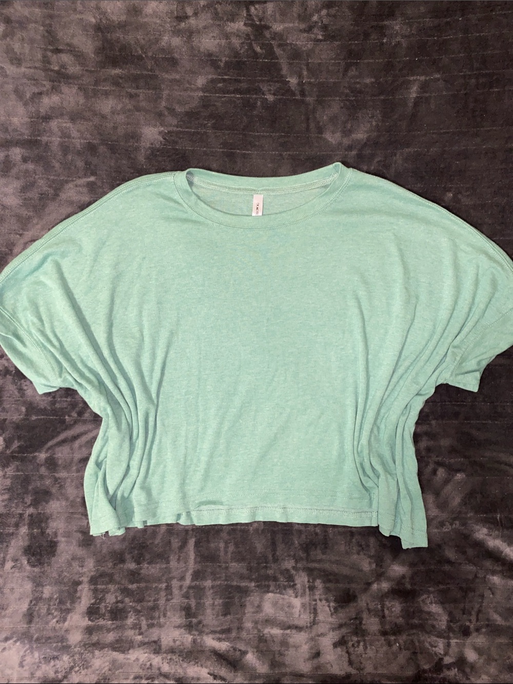 Dokotoo • Relaxed Mint • Cropped • Box Tee • Oversized Small